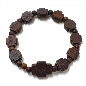 생활성서사 인터넷서점,어린이 대추나무 십자가 1단 팔찌묵주(상품코드:2560201)